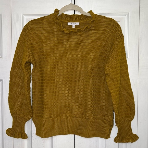Madewell Ruffle Neck Sweater - Picture 8 of 11